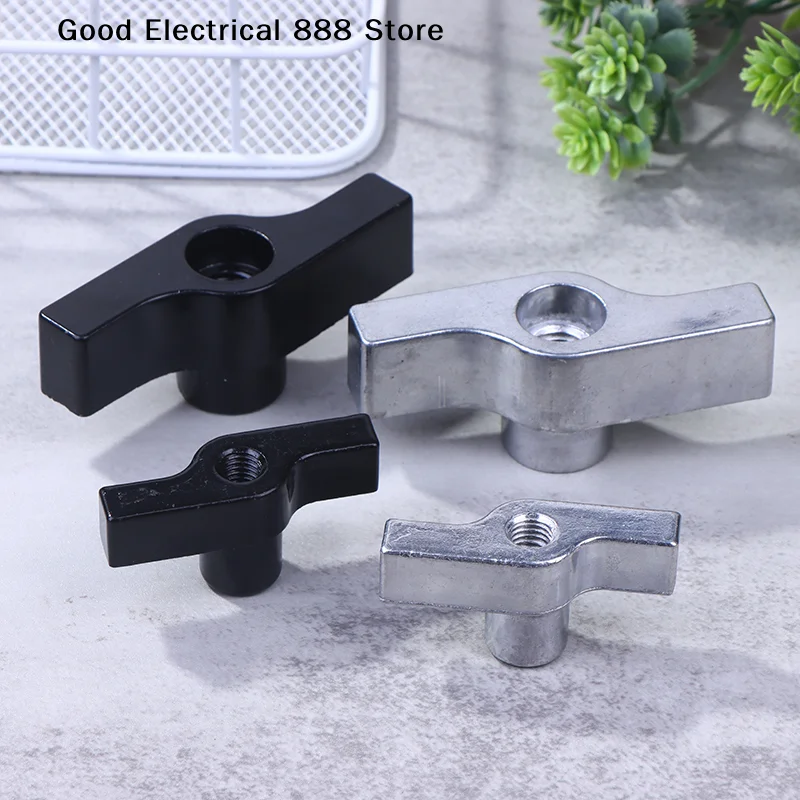 1Pcs T-Nut M8/M10/M12 Threaded Wing Nuts Aluminum Stage Truss Clamp Accessories Nut Knob Part For Quick Mounting Secure Locking