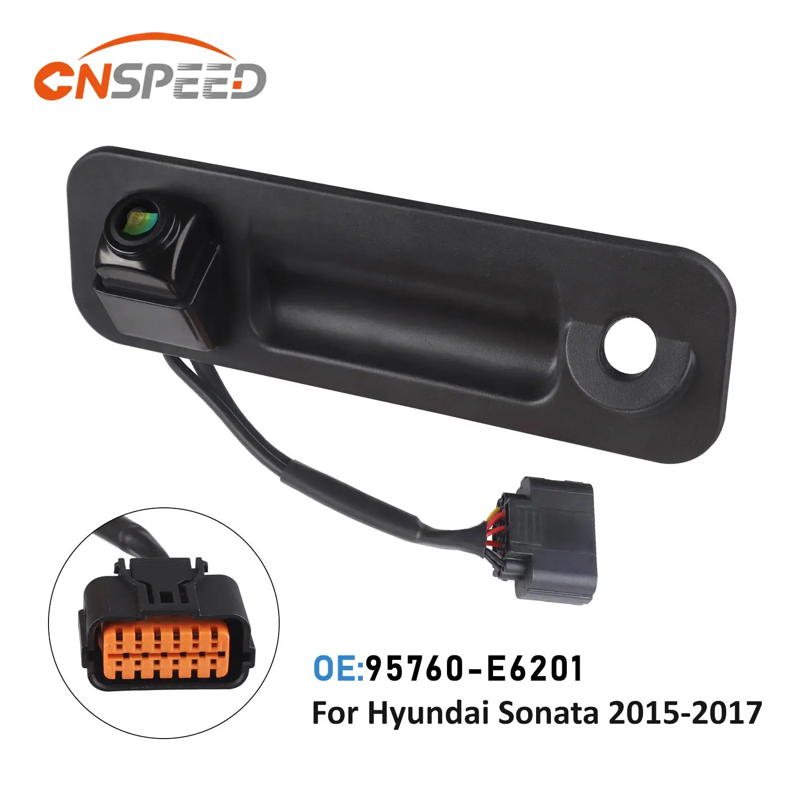 Backup Camera Trunk Lid Lock Tailgate Handle Switch Rear View Camera for Hyundai Sonata 2015 2016 2017 95760-E6201 95760-C2101