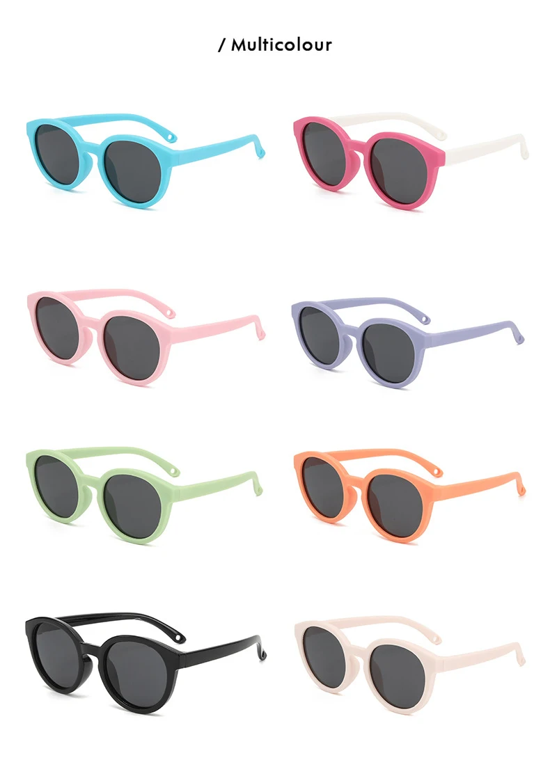 Baby-Sonnenbrille für 0–5 Jahre, Outdoor-Augenschutz und Sonnenschutz, polarisierte Silikon-Sonnenbrille für Kinder 23067 – Detail 9