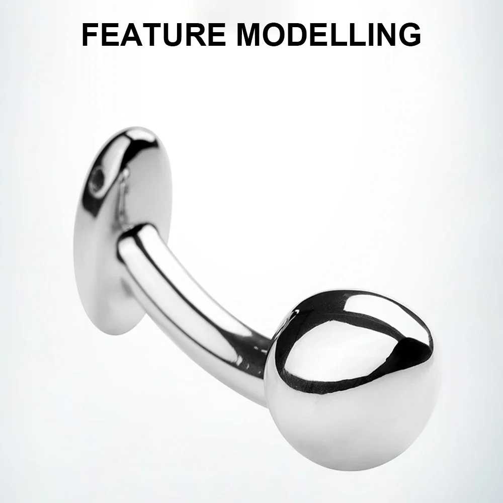 تدليك معدني مثير الفناء الخلفي الشرج التوسع G-نقطة شرجي التوصيل منحني سيليكون الفطر رئيس منتجات الجنس الكبار الخروج 18 +