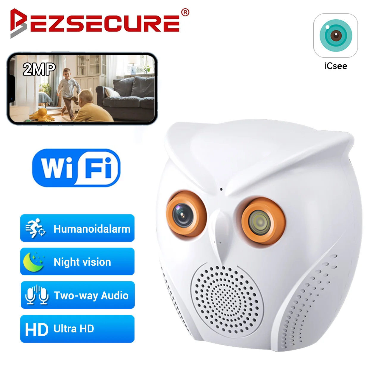 Icsee Owl Shape Hd …