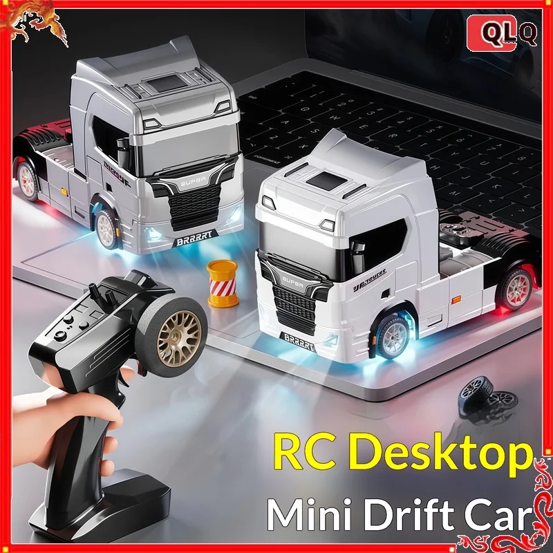 

Миниатюрная радиоуправляемая дрифт-машина 1:43 с гироскопом, имитацией света и шин, 2.4G, для детей