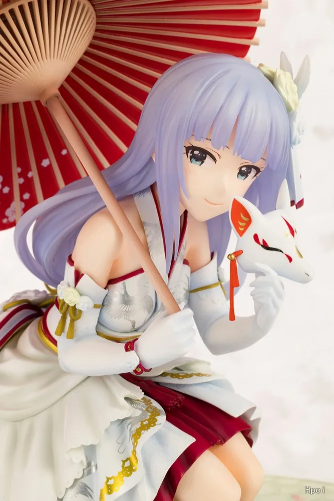 Original em estoque KOTOBUKIYA Idol Master MILION LIVE! Shiraishi Tsumugi 1/7 Figuras Modelo Brinquedos Presentes Coleção Ornamentos