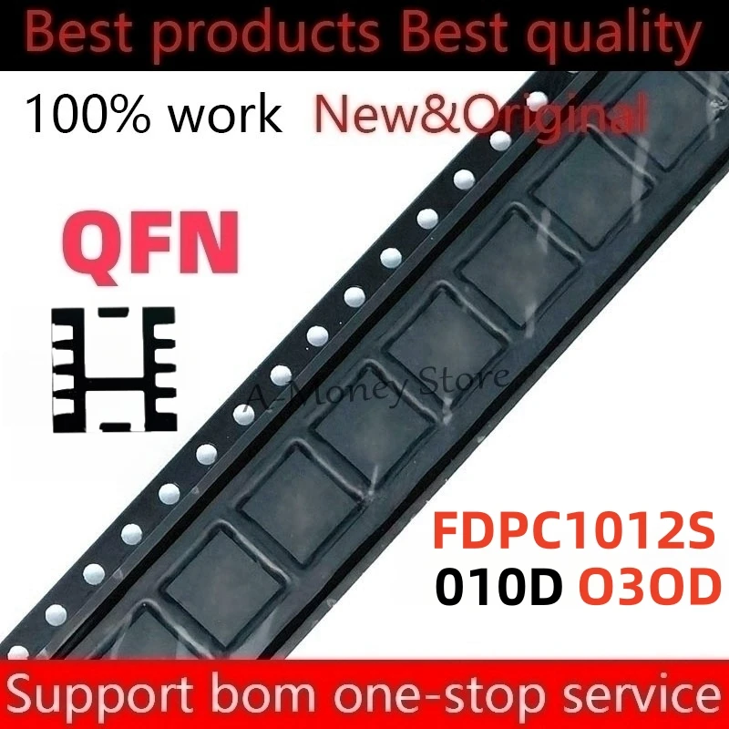 

(5-10pcs)010D O3OD DE31AT FDPC1012 FDPC1012S QFN-8