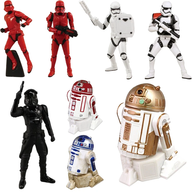 

Japanese Genuine TOMY Robot Style Star Wars Imperial Stormtrooper Ornament Gacha Toy Action Figures Model Toy