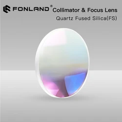 Fonland Focusing & Collimating Lens Dia. 20 - Dia.50 OEM Quartz Fused Silica Fiber Laser 1064nm For Raytools WSX Prima