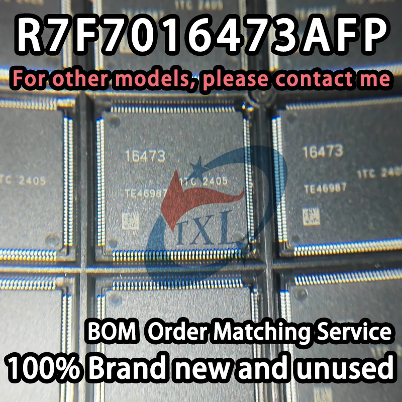 【100% Brand New】R7F7016473 R7F7016473AFP Silkscreen 16473 Smd LQFP-144 Rh850/F1Km-S4 Automotive Grade 32-Bit Automotive Mcu Chip
