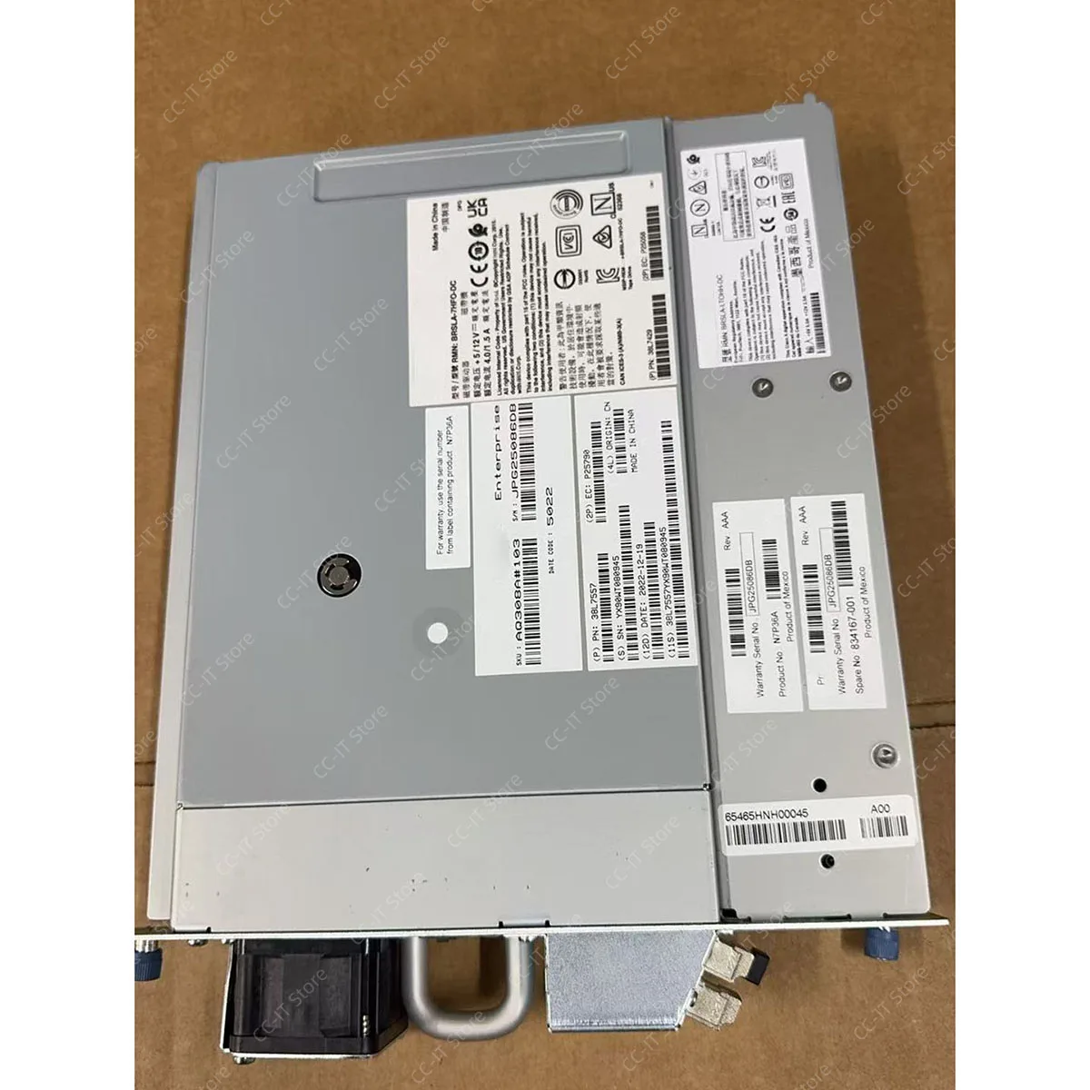 N7P36A 834167-001 LTO-7 Ultrium 15000 FC Tape Drive Fibre Channel Tape Library Drive