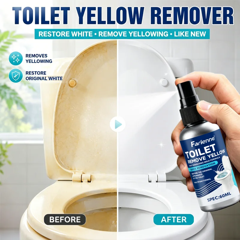 Plastic Yellowing Remover Spray Restorer Refresh Faded Plastic Rubber Surfaces For Toilet Seat Car Interior Plastic Parts