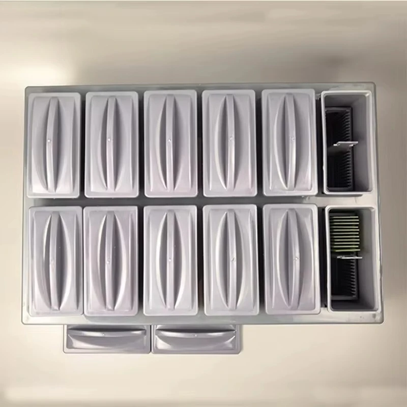 24PCS Lab Slide Staining Jar and Rack Set Customizable OEM Supported Laboratory Glass Slide Staining Consumables