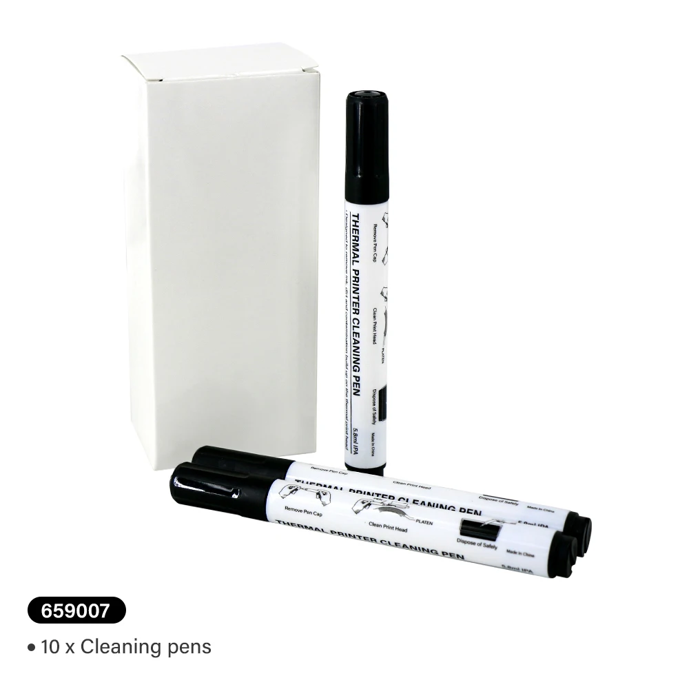Compatible 659007 Cleaning Kit 10 Pcs Cleaning Pens For IDP Cleaning the Printhead