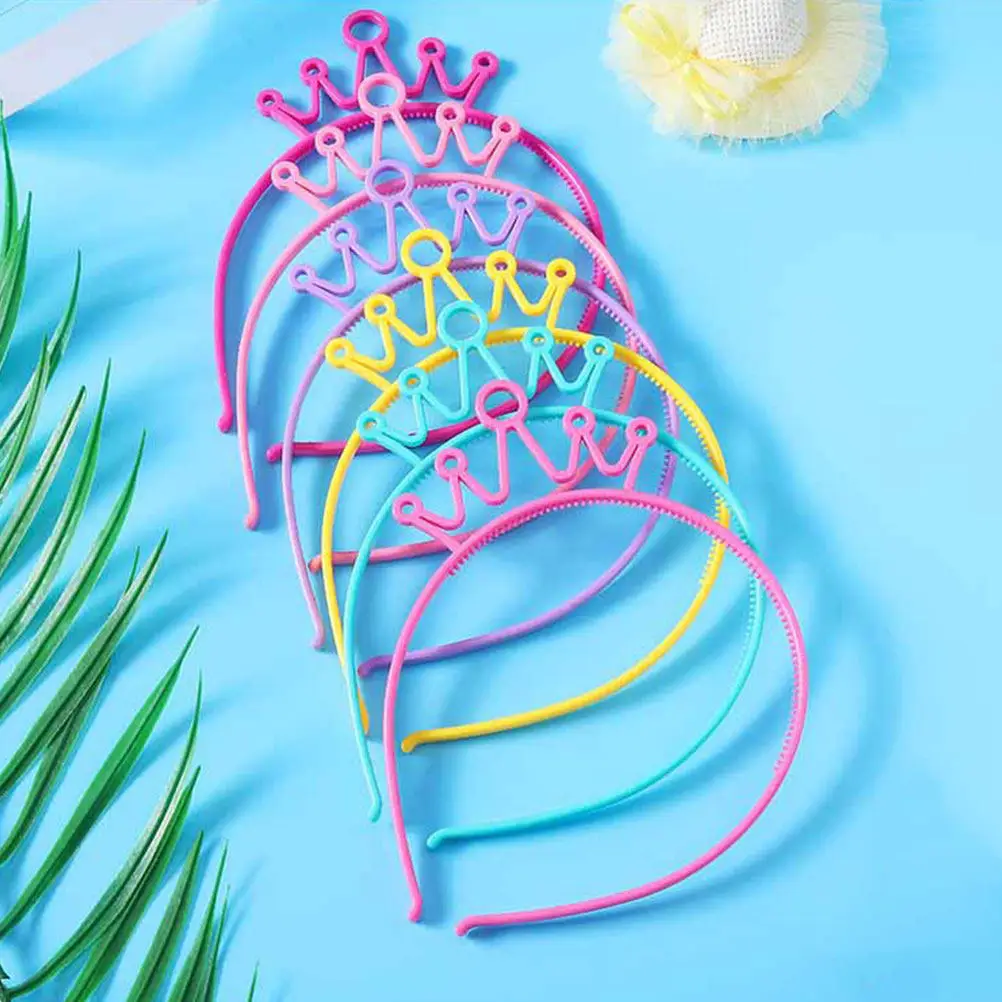 

18Pcs Crowns Headbands for Kids Girls Hair Hoops Lightweight Party Supplies Photo Prop Party Favors Headbands Girl Hair Hoops
