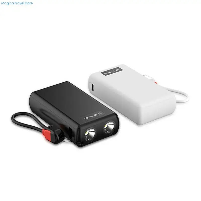 N2UB 2x21700 Charging Case with Digital Battery Level ABS Power Banks Shell