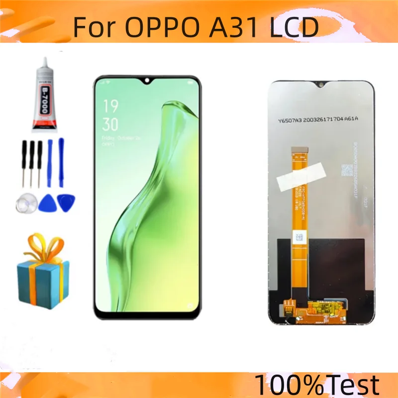 6.5“ Original For OPPO A31 LCD CPH2015, CPH2073, CPH2081, CPH2029, CPH2031 Display Touch Screen Digitizer For OPPO A31 2020 LCD