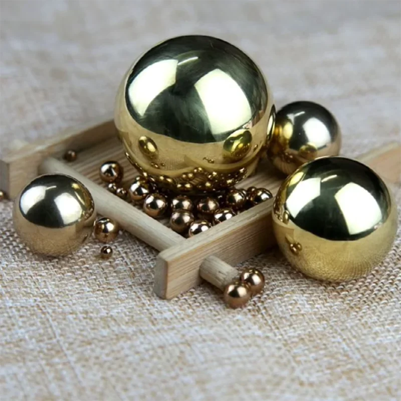 Solid H62 Brass Bearing Balls Round Beads 1 1.5 2 2.38 2.5 3 3.175 3.5 4 4.5 5 6 7 8 10 12 15 20 25 30 40 50 60mm