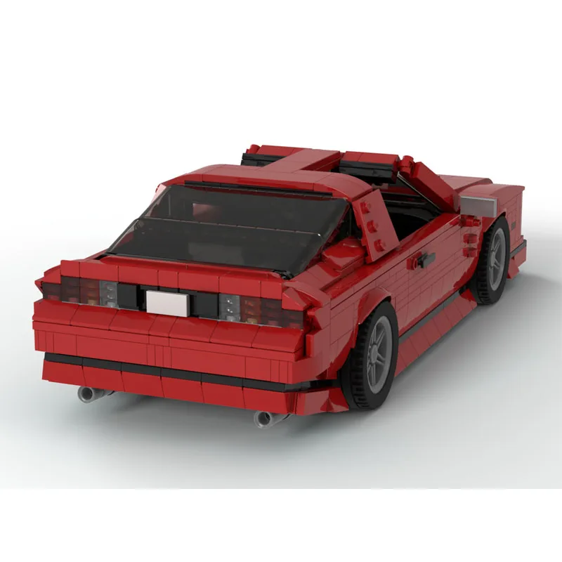 Super Stylish Sports Car Building Block, Montagem Toy Modelo, Presente de Aniversário, Natal, MOC-186738, 1384Pcs