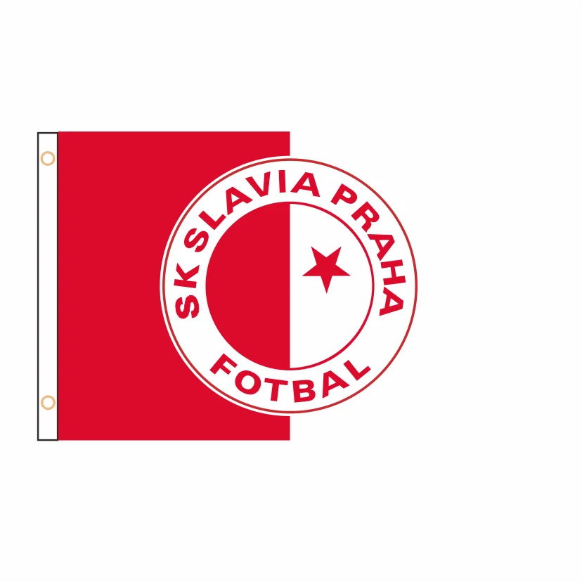 Support customization SK Slavia Praha Flag Banner 2ft*3ft 3ft*5ft QZ-186