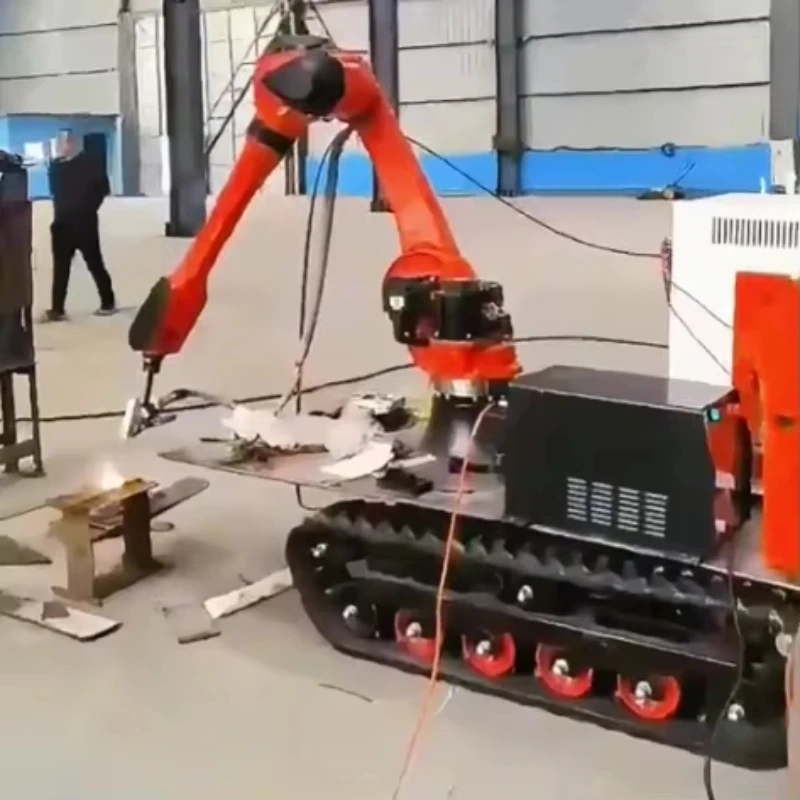 6 Axis Industrial Robot  2100mm Arm 10kg Payload 0.05mm Precision Welding Handling Spraying Assembly PLC Motor 5kW