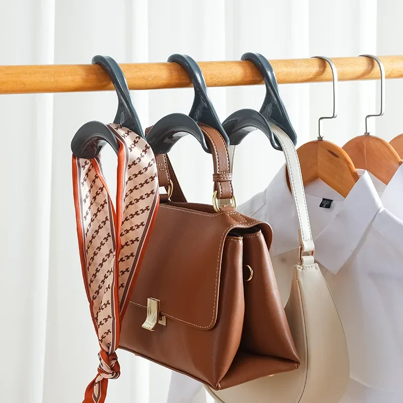 

Wardrobe Clothes Tie Belt Scarf Rack Hanger Organizer Bag Hooks Anti-Deformation Hanger Shoes Hanging Rack Closet Hanger