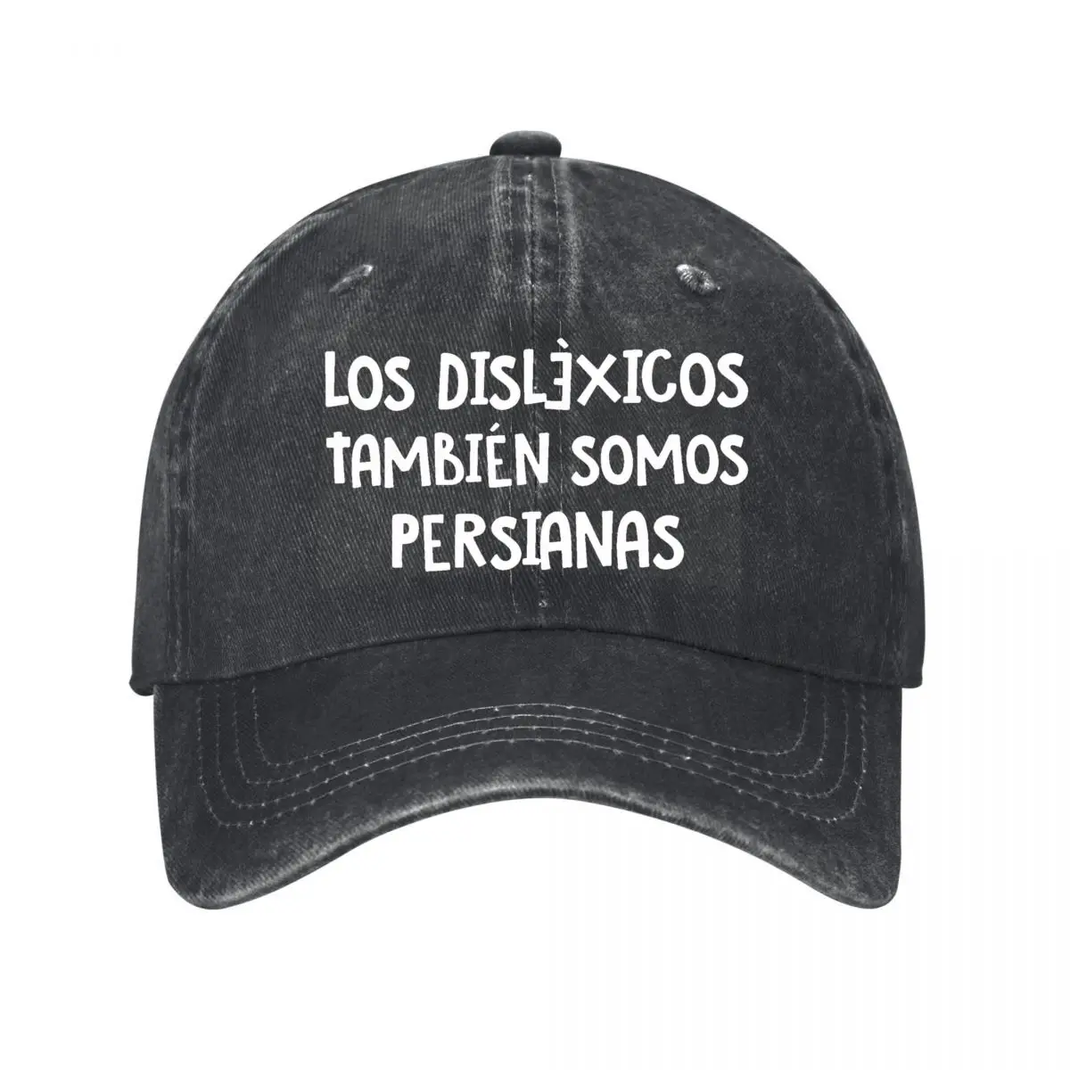Reading Disabilities Are Also Blind Spanish Humor New Vintage Washed Cotton Baseball Cap Hip Hop Sun Hats