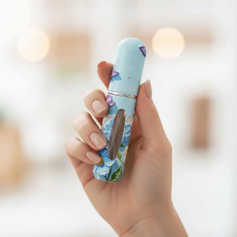 Nieuwe 5ml Mini Parfumflesje Hervulbare Draagbare Spray Roterende Fles Lege Opslag Sproeier Lege Cosmetische Containers