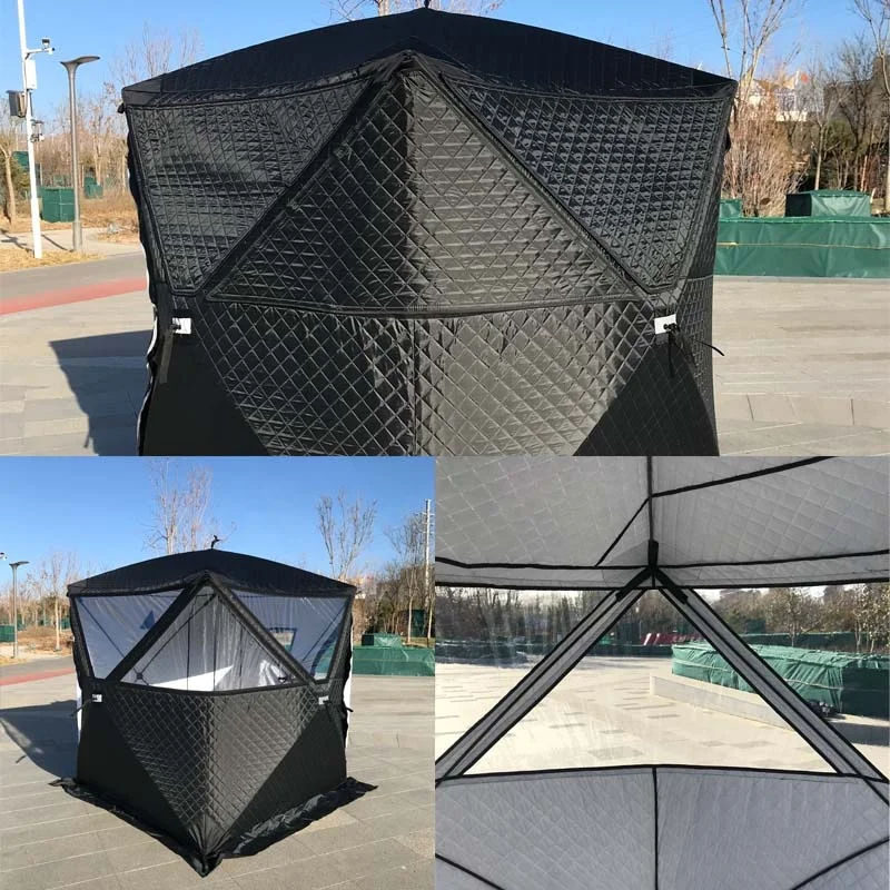 Carp Cube Shelter High Quality Waterproof Insulated Ice Fishing Tent Winter Outdoor Camp Sauna Fishing Tent