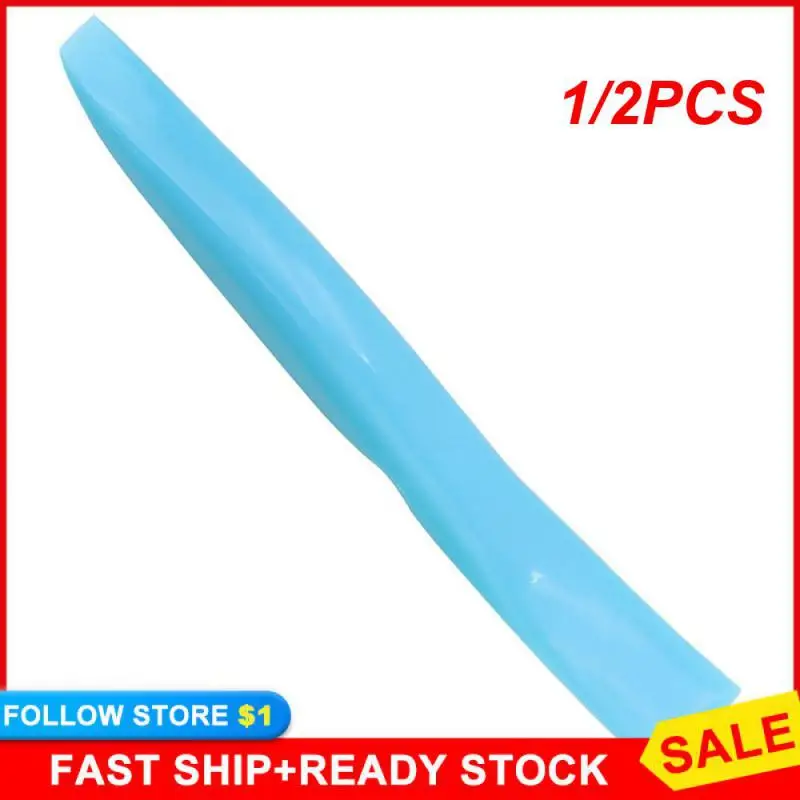 1/2PCS Cleaning Spatula Translucent Texture 11g Plastic Spatula Household Cleaning Appliances Cleaning The Stain Scraper