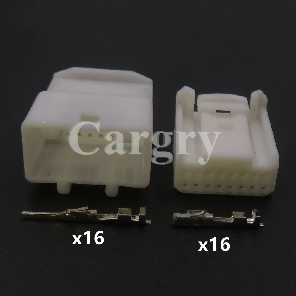 1 Set 16P 1473410-1 1318386-1 1473796-1 Car Navigation Unsealed Socket AC Assembly Automobile Low Current Audio Connector