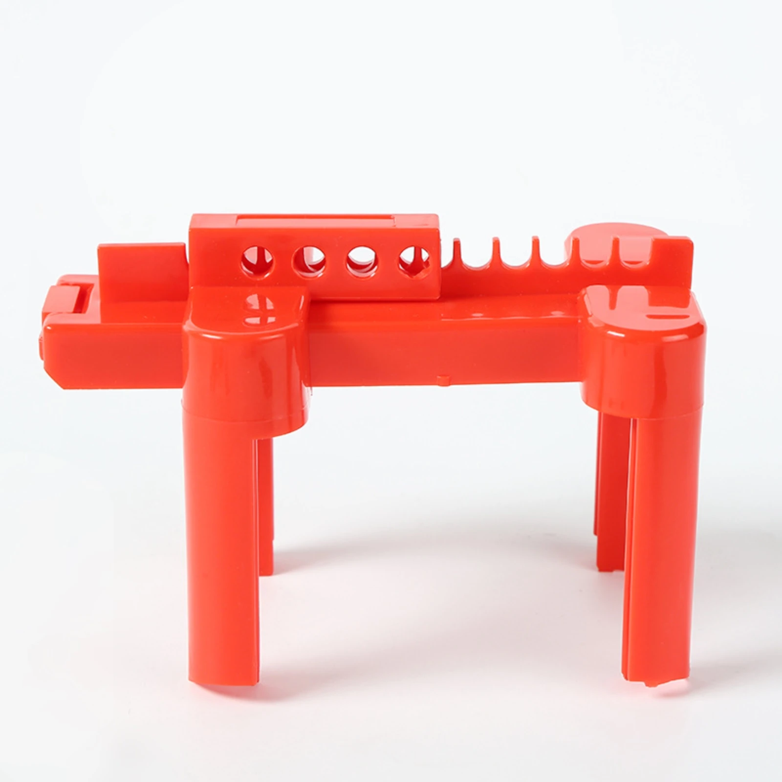Adjustable Ball Valve Lockout Tooltool-Less Clamp-Style Valve Lockout Safety Equipment Four-Leg Design Easy to Install