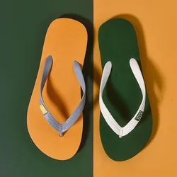 Minimalistische Slippers Voor Heren Zomermode Anti-Slip Slijtvaste Sportsandalen Voor Buiten Met Zachte Casual Strandschoenen