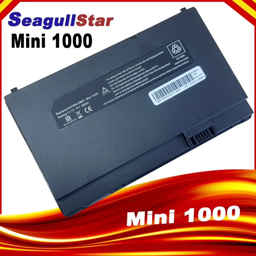 Batería para portátil HP COMPAQ Mini 700 730 1000 1100 Series 493529 -371 504610 -001 504610 -002 FZ332AA FZ441AA HSTNN-OB80