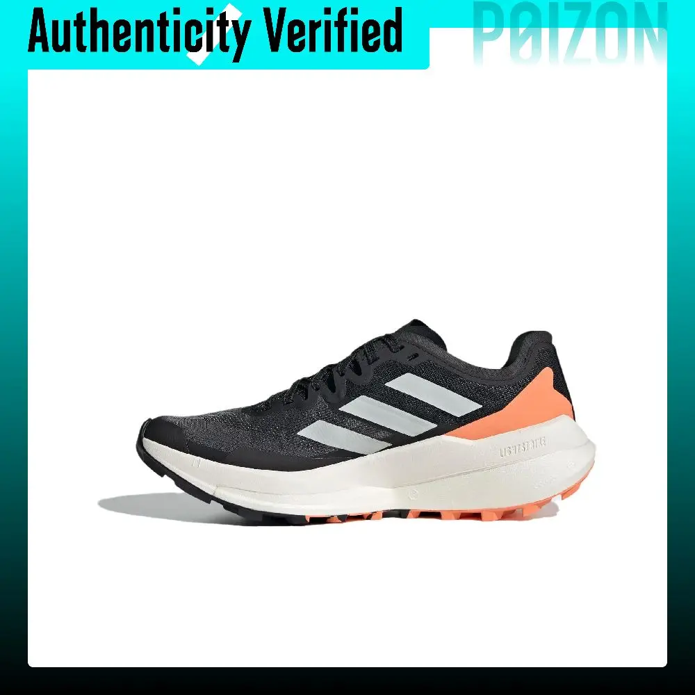 Adidas Terrex Agravic Fabric Low top Running Shoes Women's Black Yellow IE7671