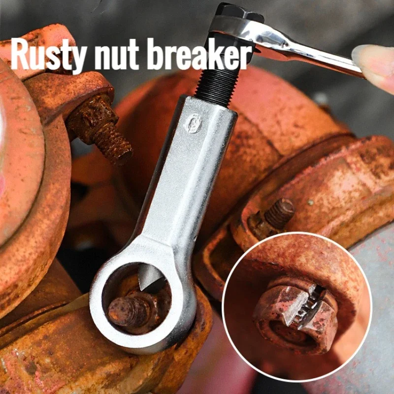 

9-27mm Screw Removal Tool Professional Steel Removal Nut Splitter Kit Separator Breaker Rusty Durable Portable Manual Hand Tool