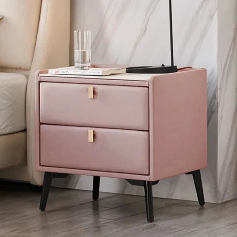 

Bedroom Girls Nightstands Modern White Aesthetic Cute Bedside Cupboard Simple Miniature Armarios De Dormitorio Nordic Furniture