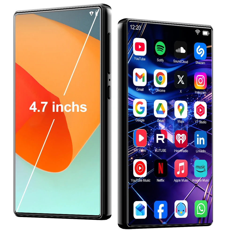 

MP3/MP4-плеер на Android 13, 128 ГБ, Bluetooth, Wi-Fi, 6 ГБ ОЗУ, поддержка Spotify, Deezer, Pandora, Amazon Music, Apple Music, Play Store, до 1 ТБ