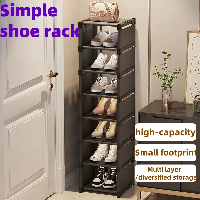 Multiple Layers Shoe Organizer Shoe Rack Organizer Space Saving Rack For Wall Corner Stackable Shelf Adjustable Saving Cabinet