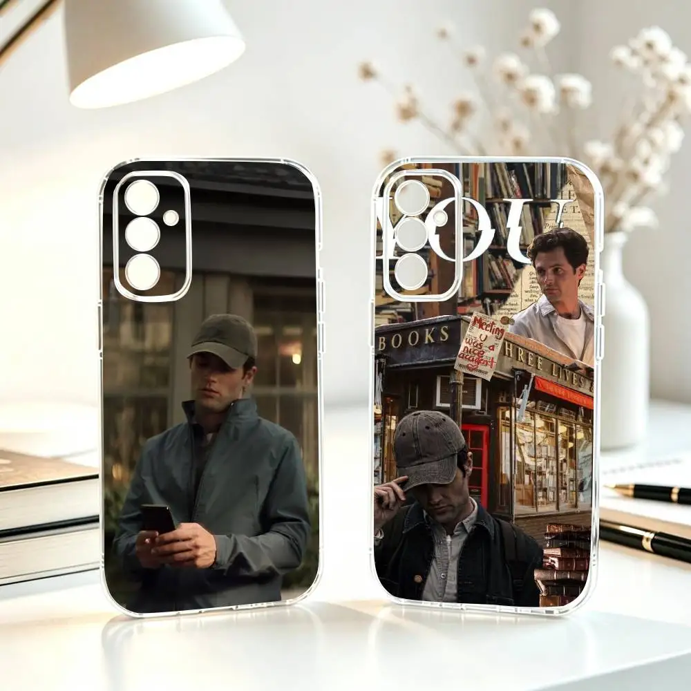 V-Villain Protagonist Joe Goldberg Phone Case Transparent Silicone Soft For SamsungA10,12,20,21S,30,31,40,50,51,52,70,71