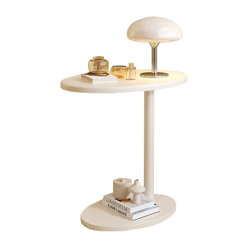 

Cream wind sofa side several bedrooms bedside corner several living room light luxury small coffee table movable modern