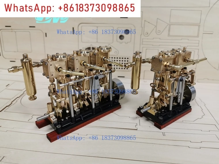 LS3-13s محرك بخاري مزدوج الأسطوانة، محرك بخاري ثلاثي الأسطوانات، عزم دوران عالي، محرك بخاري، محرك بخاري نموذجي
