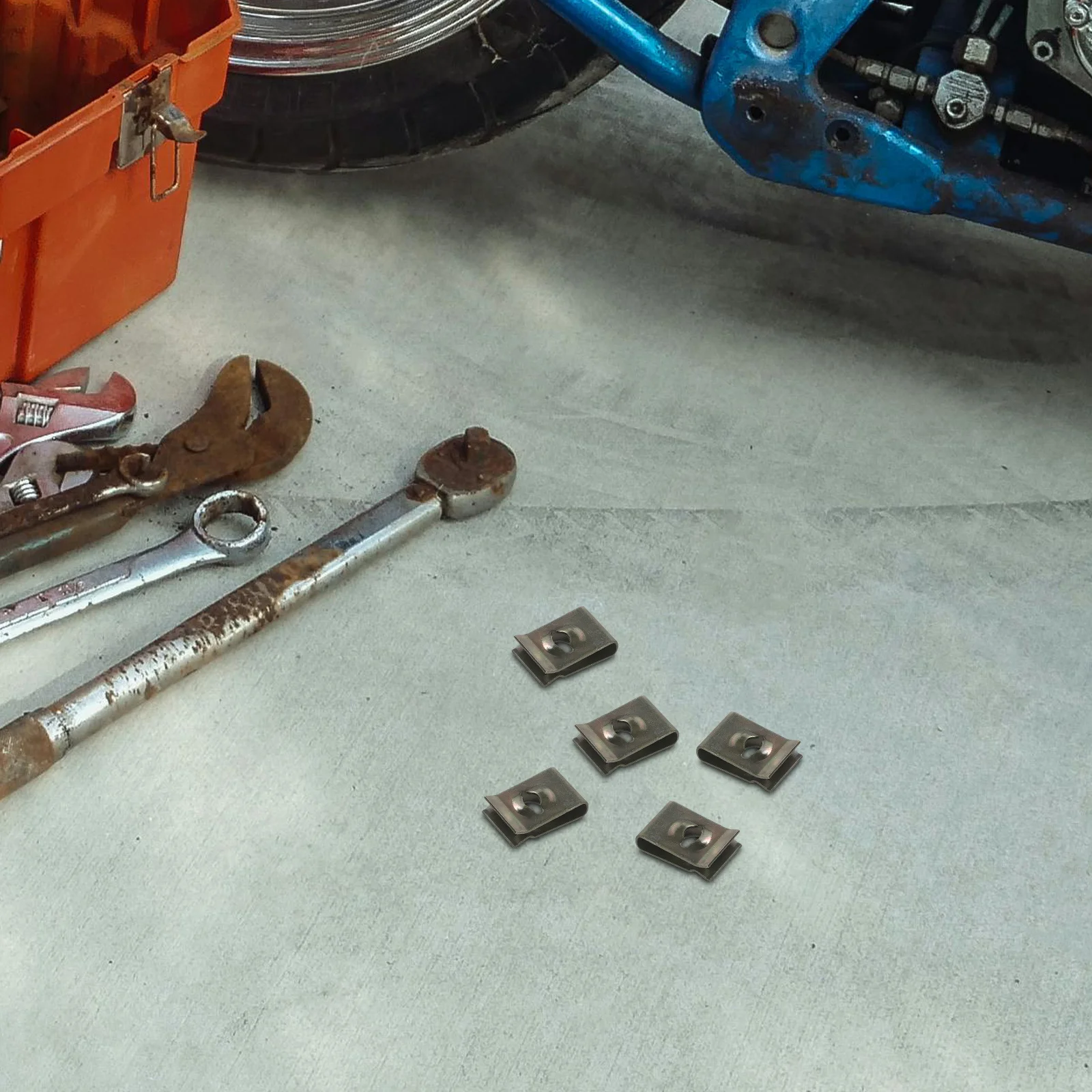 

50pcs Car Modification Clips U-Shaped Automotive Fasteners For Bumper Interior Mudguard Retainer Body Clips Auto Parts