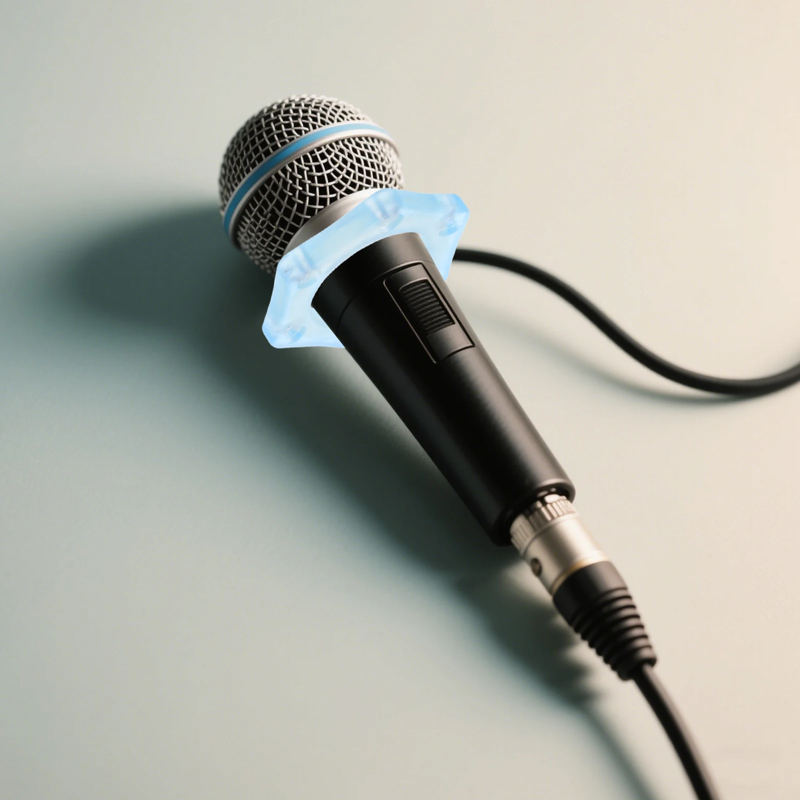 

5Pcs Microphone Anti-Rolling Protection Rings Night Glow Skidproof Mic Holders Ktv Wired Wireless Mics Microphone Holder