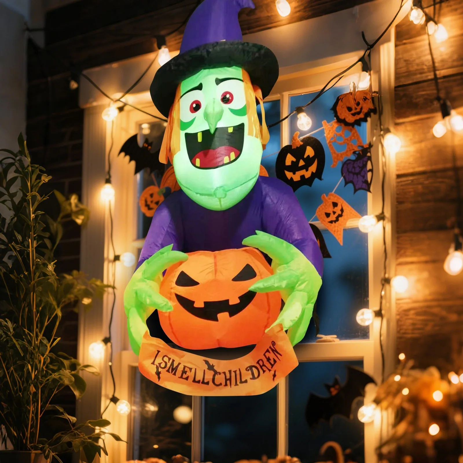 

Хэллоуин надувные светящиеся украшения вечерние украшения дома легко установить и полный атмосферы