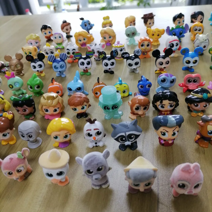 Doorables Collezionismo Bambole con occhi di vetro rari Serie 4 5 6 Figurine Disney Action Figures di cartoni animati Regali di compleanno per bambini