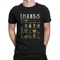 Thanks Scientists Graphic TShirt Chemistry Physics Math Style Tops Leisure T Shirt Men Short Sleeve Special Gift Idea