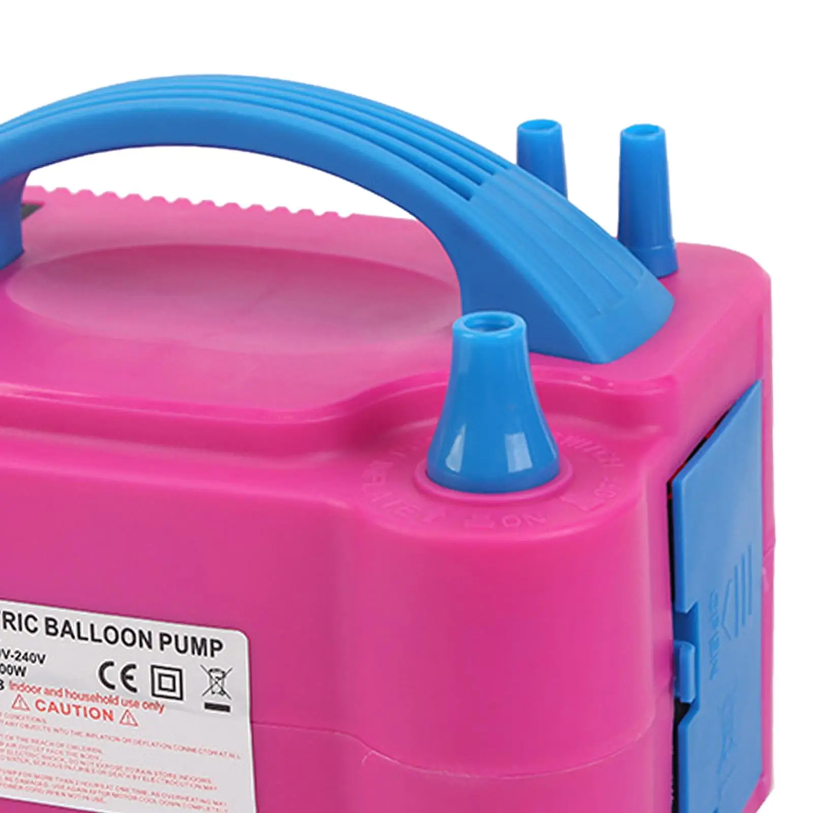 Portable Electric Air Balloon Pump Dual Nozzle Balloons Filling Electric Balloon Inflator for