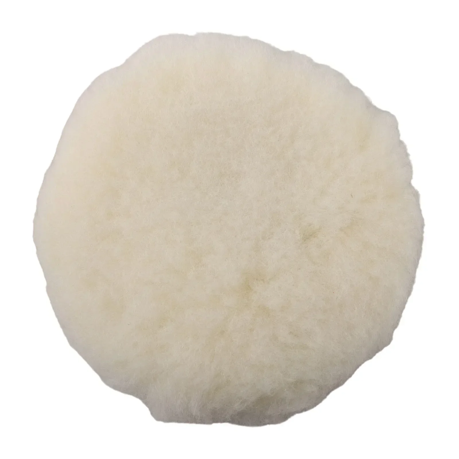 Set of 6 6 Inch Lamb Wool Buffing Pads for Automotive Marine and Aerospace Polishing with Pre Washed Low Shedding Wool