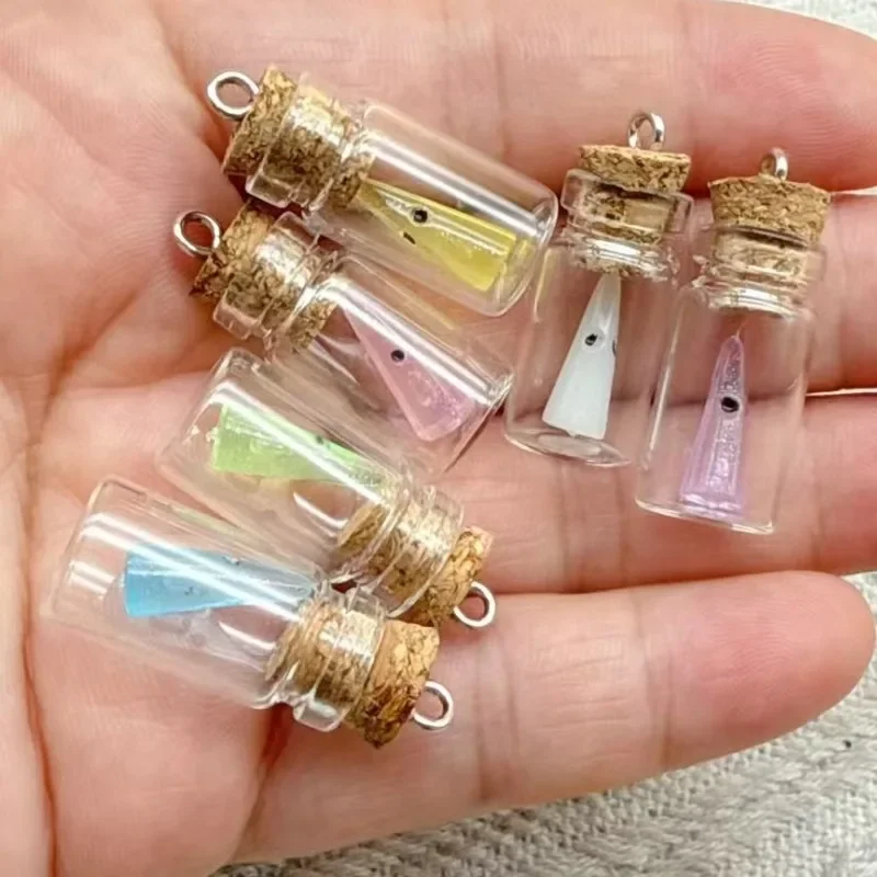 6Pcs Luminous Devil Soft Ceramic Pendants Halloween Terror Style DIY Accessories for Earrings Necklace Keychain