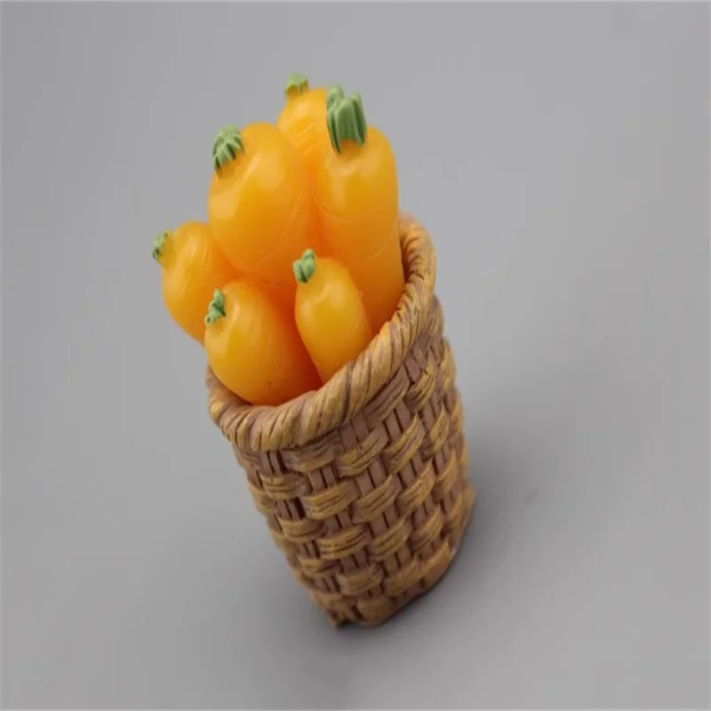 1/6 Soldier Trend Doll Scene Accessories Basket Vegetable Carrot High Quality Model Toy Fit 12'' Action Figure Body In Stock