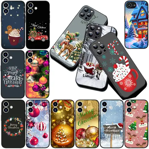Deer Merry Christmas Tree Decoration Phone Cover for OPPO A80 A18 A40 A38 A78 A79 A60 A5 A6 A5M A6X A6T PRO 4G 5G Case
