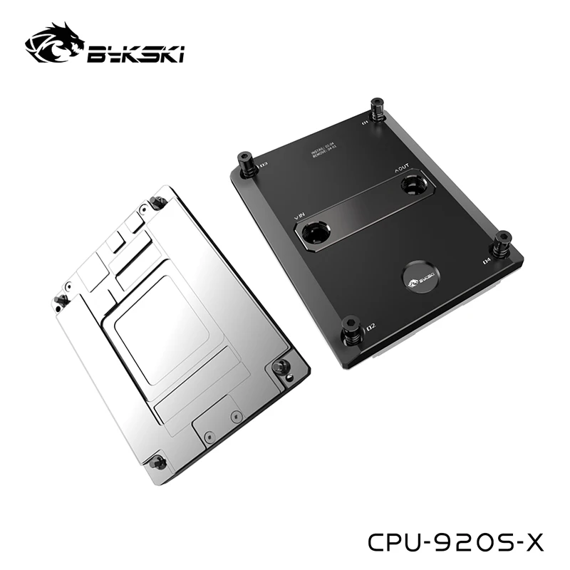 

Водяной блок процессора Bykski для HUAWEI Kunpeng 920-Max, 920-Smart, 920-Lite, процессор AI, серверный кулер, жидкое охлаждение, G1/4", CPU-920S-X